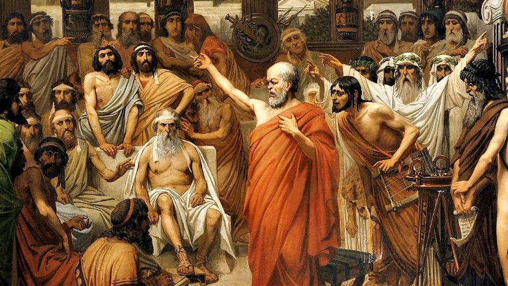 Socrate — maïeutique et transfert des connaissances